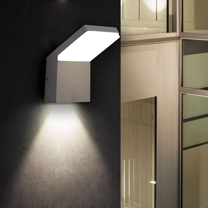 Modern Outdoor LED Wall Light Fixture for Porch and Garden - Waterproof Aluminum - Monsta Online