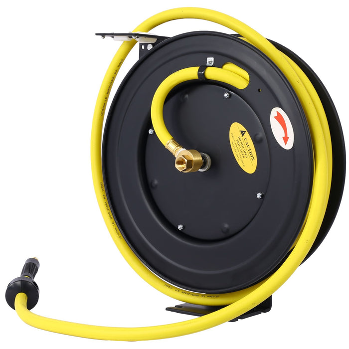 Heavy Duty 1/2" Retractable Air Hose Reel 50 ft for Efficient Storage - Monsta Online