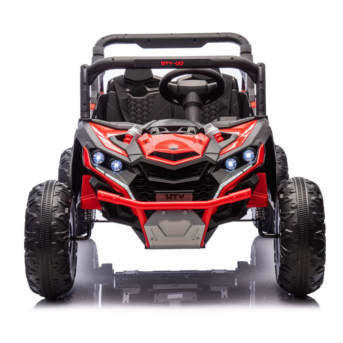 Two Seater 24V Kids Ride On UTV with Parental Remote and LED Lights - Monsta Online