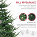 6FT Nordic Pine Artificial Christmas Tree — 795 Tips, Auto - Open Hinged, Unlit, Wide Steel Base - Monsta Online