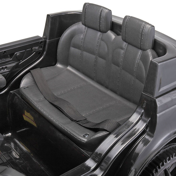 Black 12V Police Ride - On Car for Kids - Remote Control, Siren, Music & Suspension Features - Monsta Online