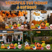 8FT Halloween Inflatable Pumpkins Eyeball Candy with Built - in LED Lights - Monsta Online