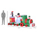 11FT Prelit Inflatable Christmas Train with Santa, Snowman & Penguin with LED Lights - Outdoor Decoration - Monsta Online
