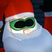 7.3FT LED Santa Flying Airplane Christmas Inflatable Outdoor Decoration - Monsta Online