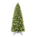 4FT Pre - Lit Artificial Christmas Tree — 150 Warm LED, 527 Tips, PE+PVC, Hinged, Metal Stand - Monsta Online