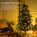6FT Pre - Lit Artificial Christmas Tree — 400 Warm White LEDs, 2328 Tips, Auto - Open, 8 Light Modes - Monsta Online