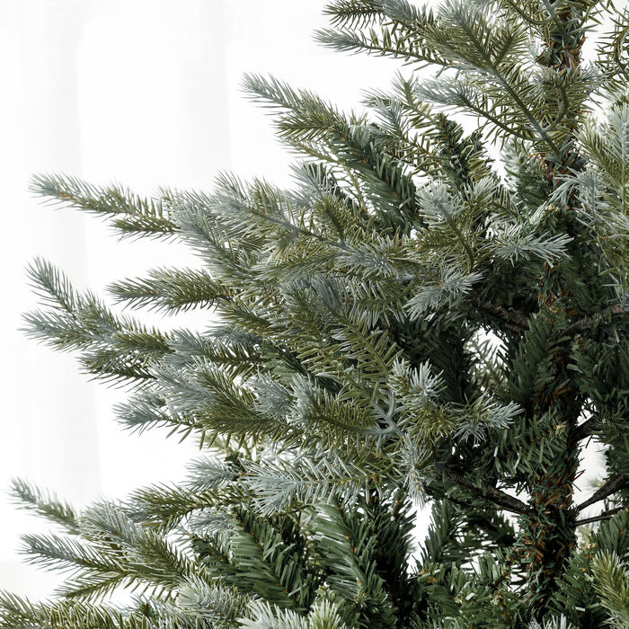 6FT Wide Artificial Christmas Tree — 795 Tips, Unlit, Auto - Open, Easy - Shape Branches, Steel Base - Monsta Online