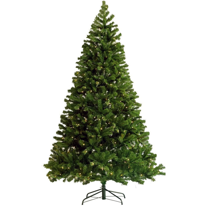 6ft Pre - Lit Artificial Christmas Tree with 300 LED Lights and Metal Stand - Monsta Online