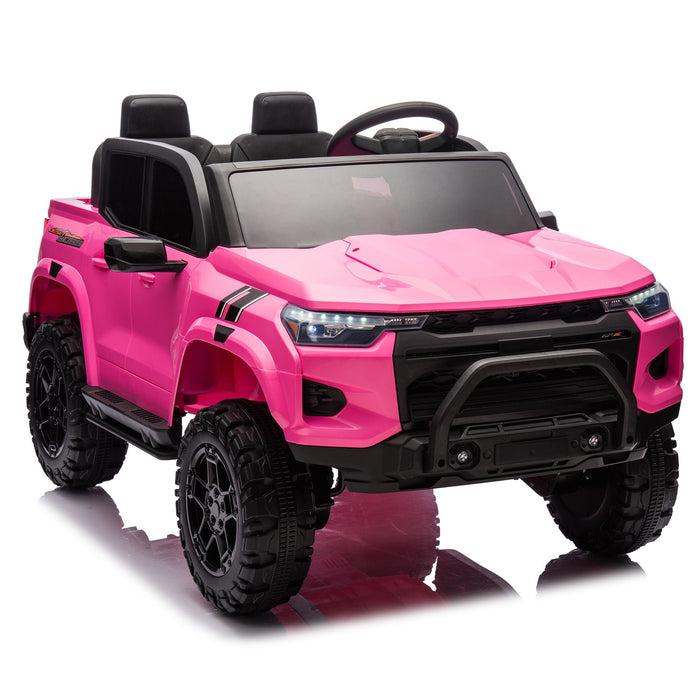 24V Two Seater Kids 4x4 Ride On Pickup Truck With Safety Belts Remote Control - Monsta Online
