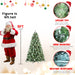 5FT Artificial Christmas Tree — 51 Pine Cones, 694 Tips, PVC & Hard Needle, Hinged, Metal Stand - Monsta Online