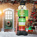 12FT Prelit Inflatable Green Nutcracker Soldier with LED Lights - Outdoor Christmas Decoration - Monsta Online