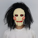 Halloween Saw Horror Jigsaw Mask – Scary Latex Killer Cosplay Mask for Parties - Monsta Online