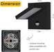 Modern Outdoor Motion Sensor Wall Light for Porch and Front Door - Monsta Online