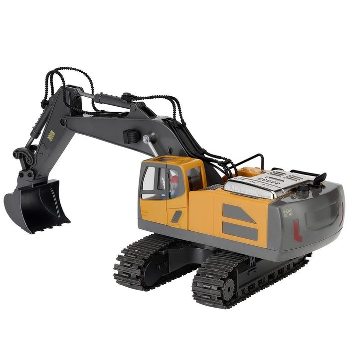 1:20 Scale Remote Control Premium Excavator Toy 11 Channel RC Digger with Dual Batteries for Kids - Monsta Online