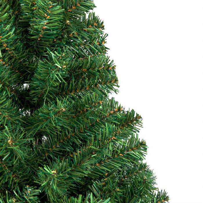 7FT Unlit Full Artificial Christmas Tree — 1100 Tips, Realistic PVC, Metal Stand - Monsta Online