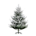 6FT Flocked Artificial Christmas Tree — 795 Tips, Auto - Open Hinged, Snow - Dipped, Steel Base - Monsta Online