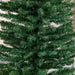 7FT Pencil Artificial Christmas Tree — 499 Tips, Unlit, Slim, Green, Plastic Stand - Monsta Online