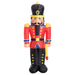 6FT Prelit Inflatable Nutcracker Toy Soldier with LED Lights - Outdoor Christmas Decoration - Monsta Online