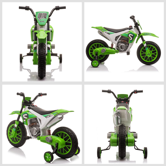 12V Electric Kids Ride On Dirt Bike - Ride - On Motorcycle with Training Wheels - Monsta Online
