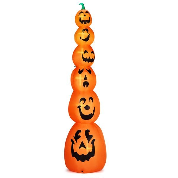 9FT Halloween Inflatable Stacked Pumpkins with LED Lights - Monsta Online