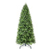 4FT Pre - Lit Artificial Christmas Tree — 150 Warm LED, 527 Tips, PE+PVC, Hinged, Metal Stand - Monsta Online