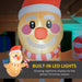 3FT Prelit Hanging Inflatable Gingerbread Man with LED Lights - Outdoor Christmas Window Decoration - Monsta Online