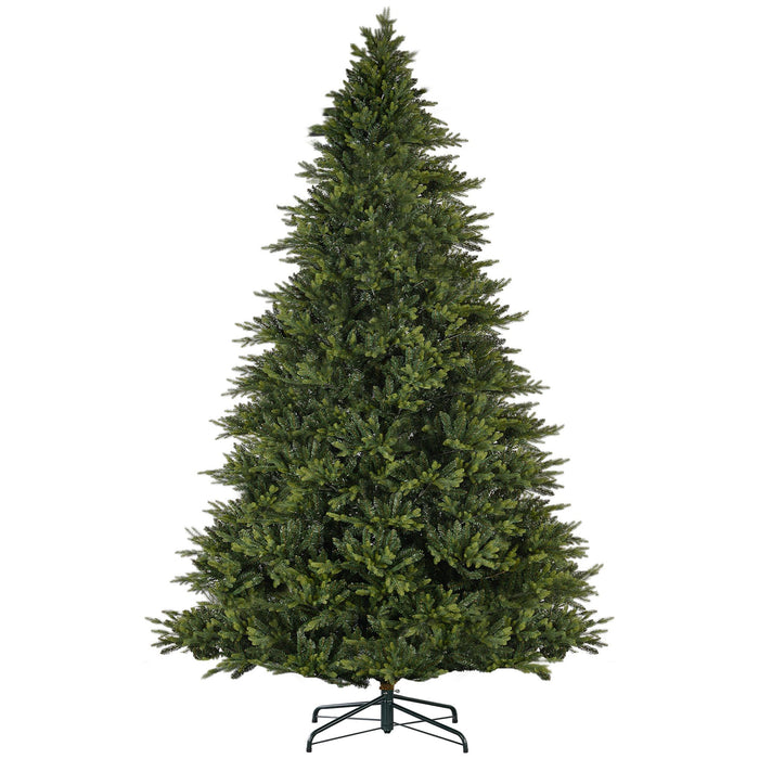 12FT Hinged Artificial Christmas Tree — 8410 Tips, Unlit, Full Realistic, Foldable Metal Stand - Monsta Online