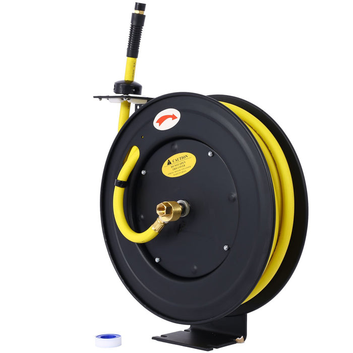 Heavy Duty 1/2" Retractable Air Hose Reel 50 ft for Efficient Storage - Monsta Online