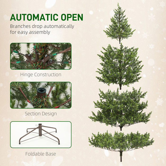 9FT Sparse Cedar Pre - Lit Artificial Christmas Tree — 310 Dual - Color LEDs, 11 Modes, 4306 Tips, Remote - Monsta Online