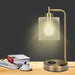 Vintage 16" Brass Table Lamp with Built In Wireless Charger - Monsta Online