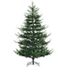7.5FT Pencil Artificial Christmas Tree — 1218 Tips, Unlit, Auto - Open Nordic Pine, Realistic Branches, Steel Base - Monsta Online