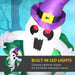 3.9ft Inflatable Halloween Window Sticker Ghost with LED Lights - Monsta Online