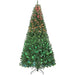 7.5FT Pre - Lit Artificial Christmas Tree — 450 RGB LED Lights, Remote Control, Timer, Hinged - Monsta Online