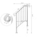 Heavy Duty Outdoor Stair Handrail for Home - Monsta Online
