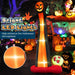 12ft Inflatable Grim Reaper Ghost with Skull and LED Lights - Monsta Online