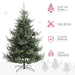 6FT Wide Artificial Christmas Tree — 795 Tips, Unlit, Auto - Open, Easy - Shape Branches, Steel Base - Monsta Online