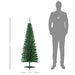 5FT Pencil Artificial Christmas Tree — 294 Tips, Unlit, Slim Space - Saving, Realistic, Plastic Base - Monsta Online