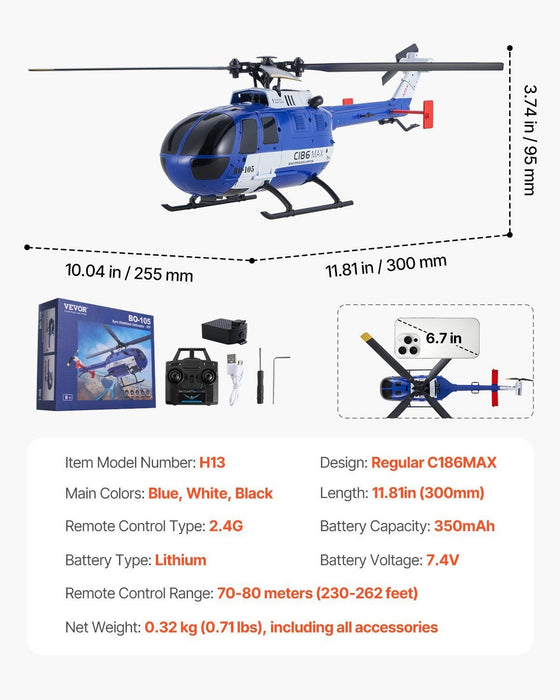 NightHawk: 4 - Channel Beginner - Friendly Remote Control Helicopter With Spot Light - Monsta Online