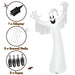 12FT Halloween Inflatable Ghost with LED Lights – Giant Blow Up Yard Decoration - Monsta Online