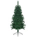 5FT Half Artificial Christmas Tree — 229 Tips, Auto - Open Hinged, Wall - Mounted, Unlit, Steel Base - Monsta Online