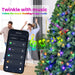 6FT Pre - Lit Smart Artificial Christmas Tree — 280 WiFi LED, Music Sync, App Control, Hinged, Metal Stand - Monsta Online