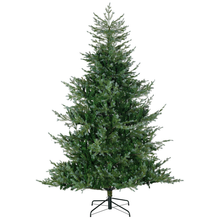7.5FT Wide Artificial Christmas Tree — 1288 Tips, Unlit, Auto - Open, Easy - Shape Branches, Steel Base - Monsta Online