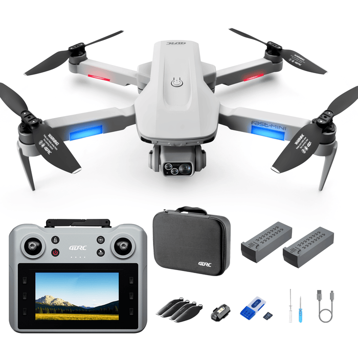 Premium 4.5 - Inch GPS Drone with Camera and Dual Batteries - 5G FPV Auto Return & Follow Me Feature for Adults - Monsta Online