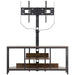 Modern LED TV Stand Entertainment Center for 75 Inch TVs with Adjustable Swivel and Height - Monsta Online