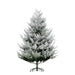 6FT Flocked Artificial Christmas Tree — 795 Tips, Auto - Open Hinged, Snow - Dipped, Steel Base - Monsta Online
