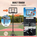 Adjustable 4–10ft Portable Basketball Hoop with Stable Weighted Base for All Ages - Monsta Online