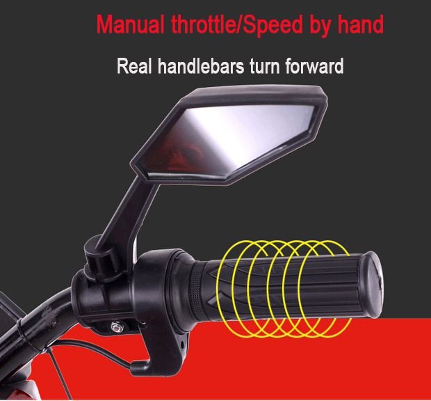 12V Electric Ride - On Kids with Manual Throttle and Lighted Wheels - Monsta Online