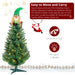 3FT Tabletop Pre - Lit Artificial Christmas Tree — 129 Tips, Santa Decor, Plastic Feet - Monsta Online
