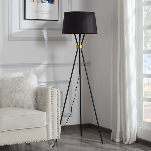 Sleek 63.2" Black Tripod Floor Lamp for Modern Homes - Monsta Online