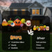 8FT Halloween Inflatable Pumpkins Eyeball Candy with Built - in LED Lights - Monsta Online